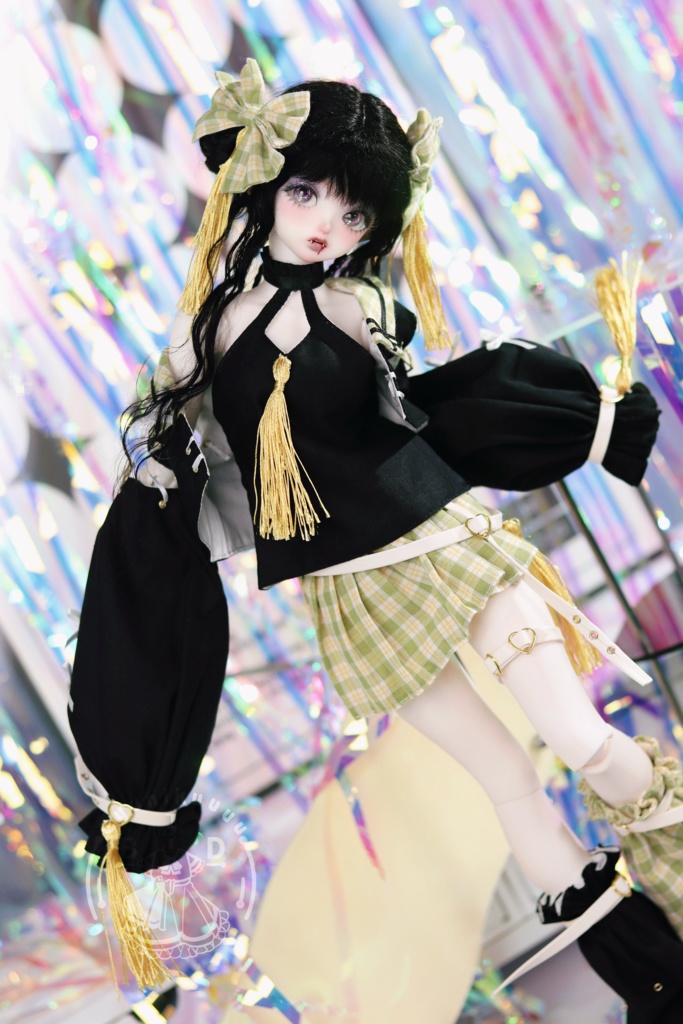 好好!パンキッシュ(for MDD・SDM・幼SD・Tinyfox・Kumako)ドール服 お洋服 1/4 1/6 中国風 セット