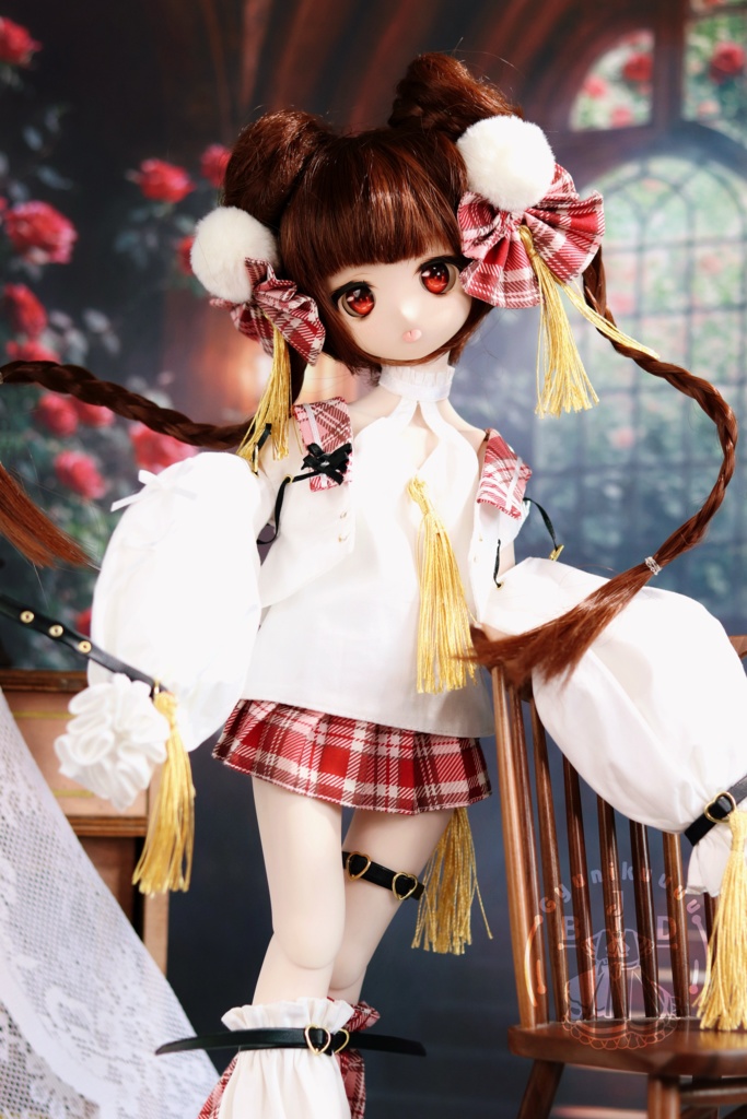 好好!パンキッシュ(for MDD・SDM・幼SD・Tinyfox・Kumako)ドール服 お洋服 1/4 1/6 中国風 セット