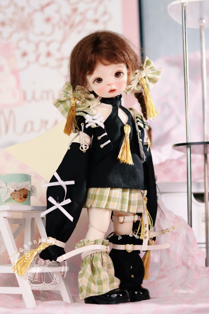 好好!パンキッシュ(for MDD・SDM・幼SD・Tinyfox・Kumako)ドール服 お洋服 1/4 1/6 中国風 セット