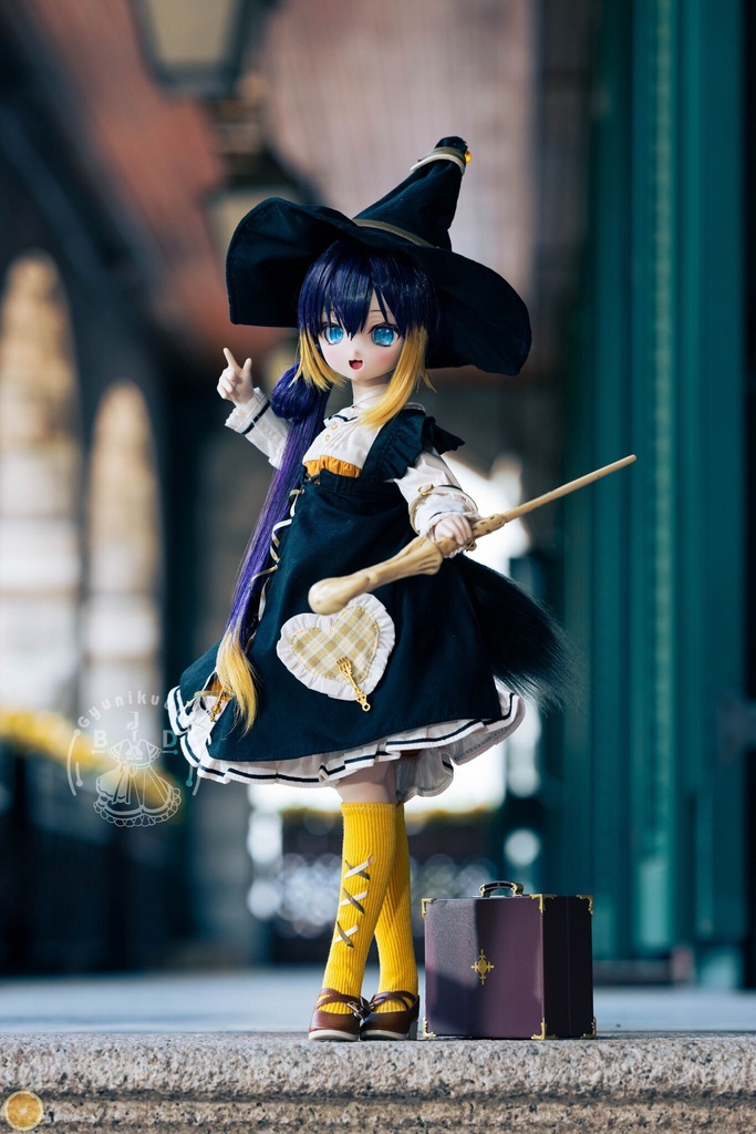 【一部即納】魔女のかぼちゃパイ|着回せるハロウィンドレス5点セット(MDD・SDM・幼SD・Kumako対応ドール服)