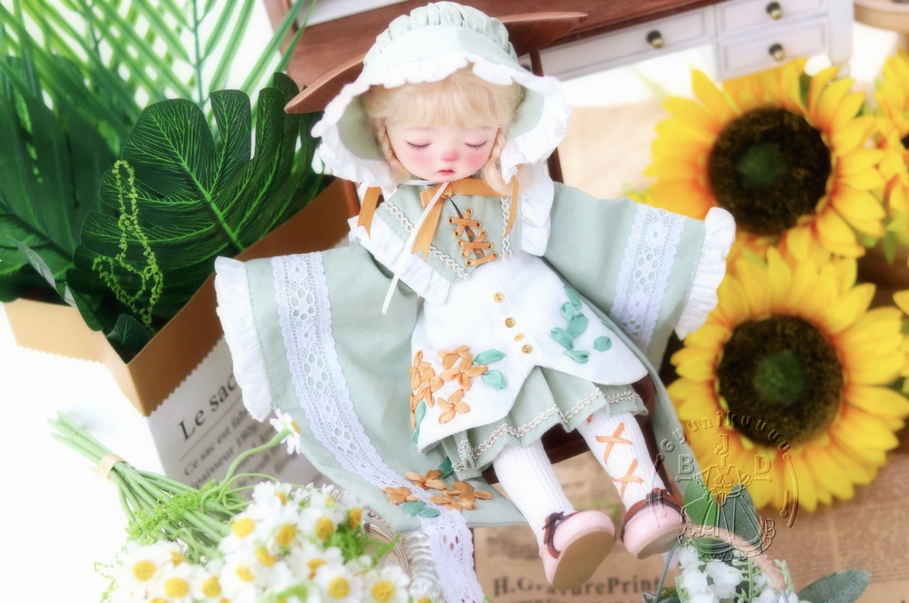 【先行予約準備中】秋の便り|MDD・SDM・Kumako・幼SD・Tinyfox対応 1/4・1/6ドール服6点セット