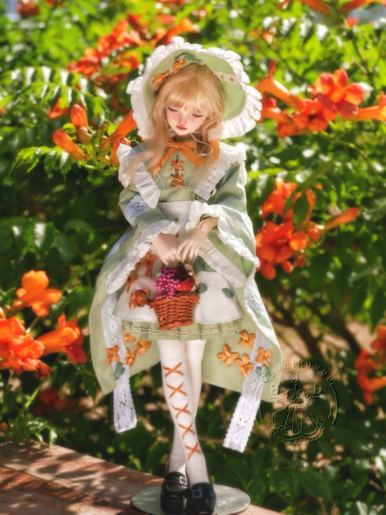 【先行予約準備中】秋の便り|MDD・SDM・Kumako・幼SD・Tinyfox対応 1/4・1/6ドール服6点セット
