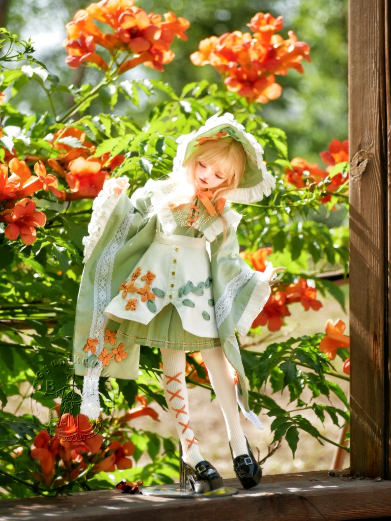 【先行予約準備中】秋の便り|MDD・SDM・Kumako・幼SD・Tinyfox対応 1/4・1/6ドール服6点セット
