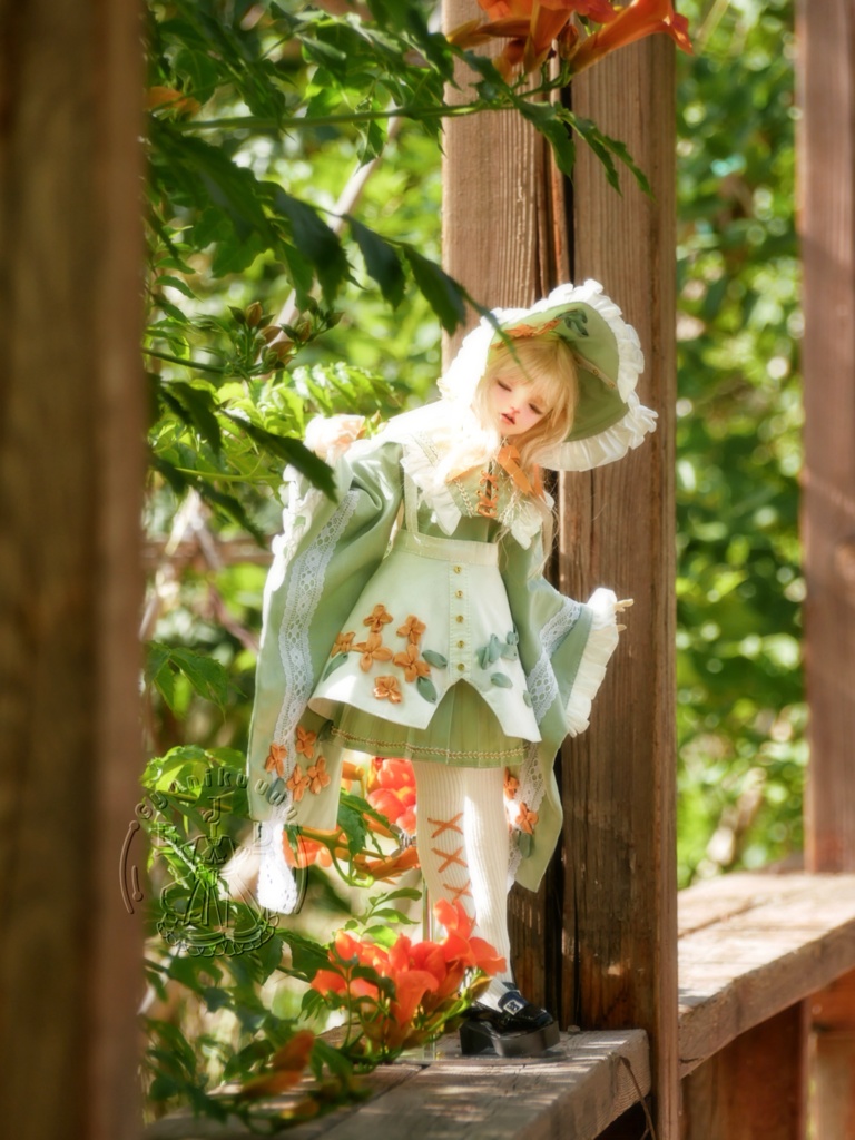 【先行予約準備中】秋の便り|MDD・SDM・Kumako・幼SD・Tinyfox対応 1/4・1/6ドール服6点セット