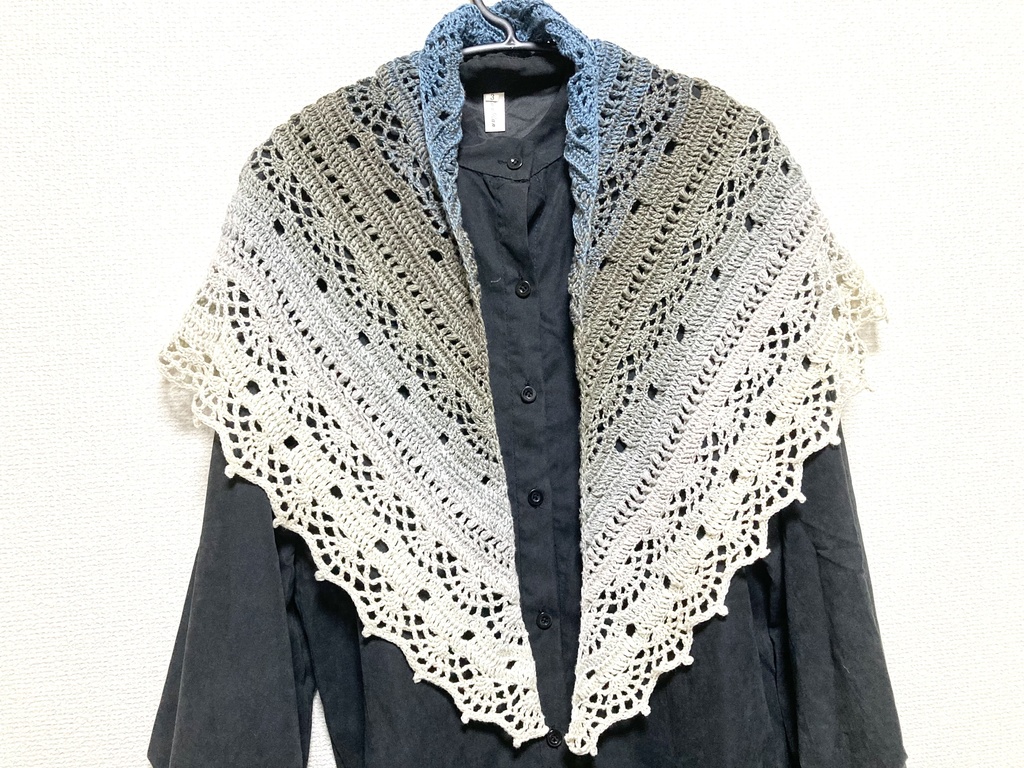 ショールを着てみよう