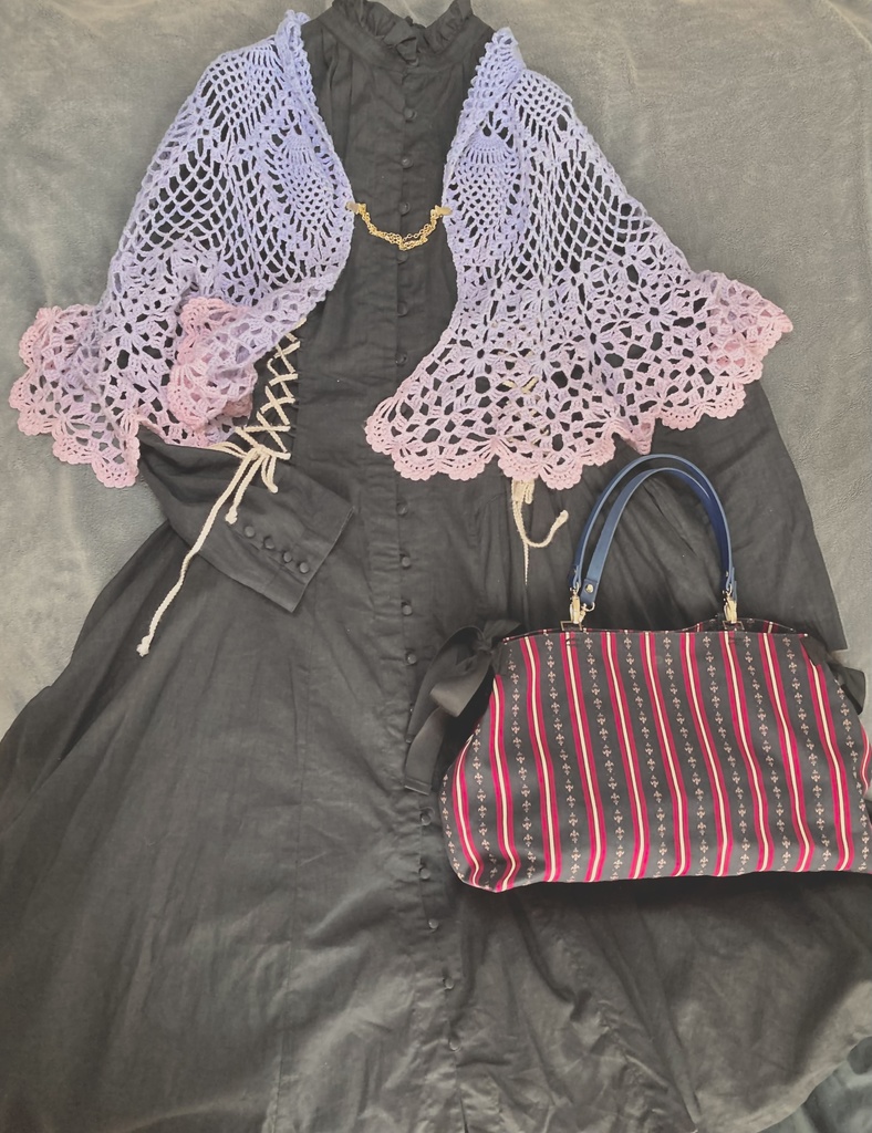 ショールを着てみよう