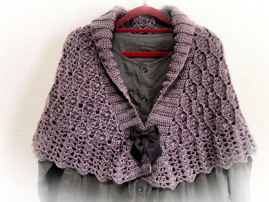 ショールを着てみよう