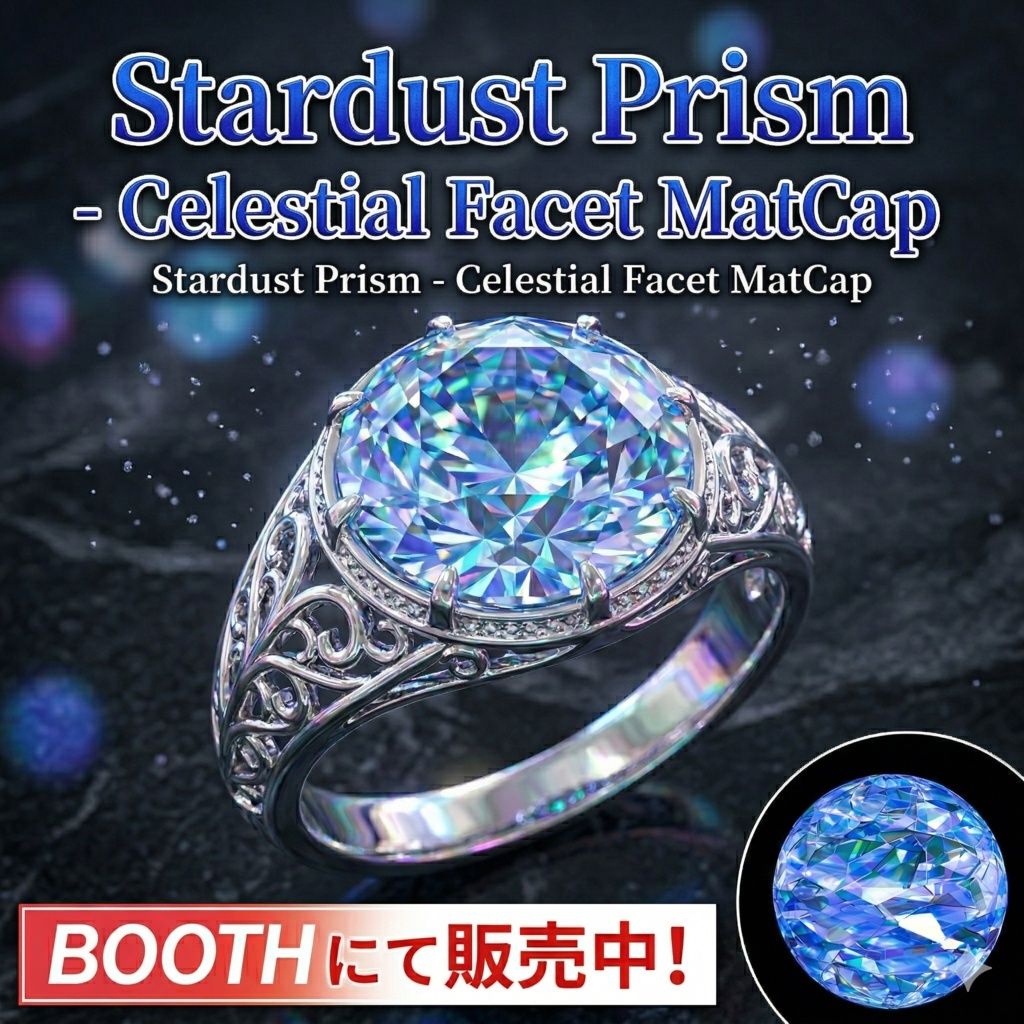 Stardust Prism-Celestial Facet MatCap
