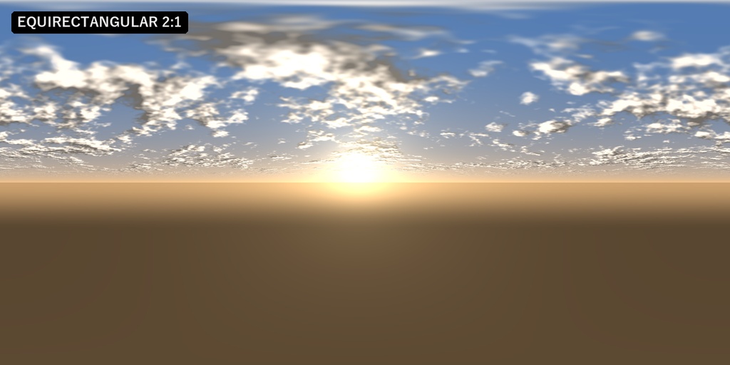 【VRChat】ゴールデンアワーのスカイボックス - Golden Hour Skybox【Skybox/Quest対応】