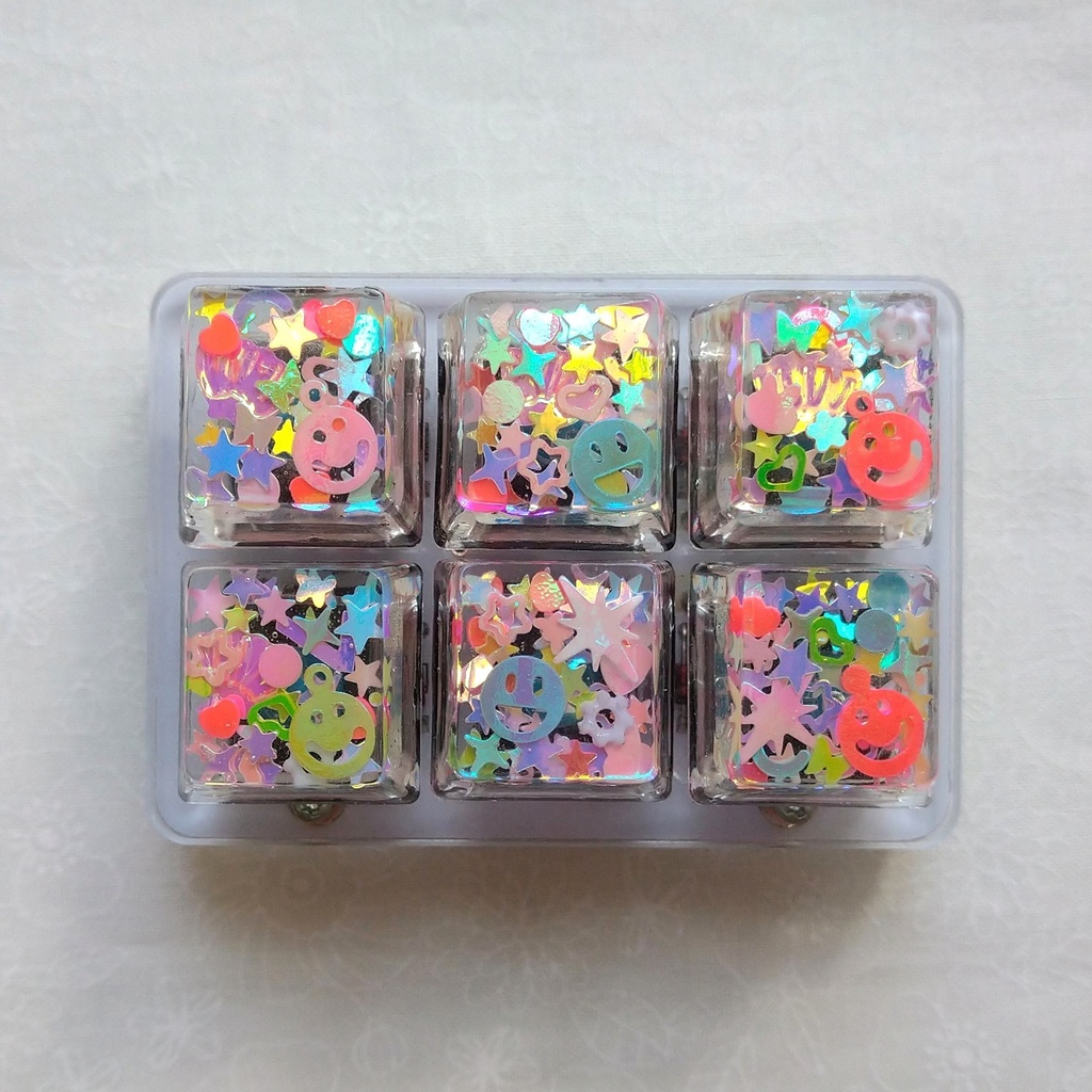 キーキャップ キラキラ にこちゃん