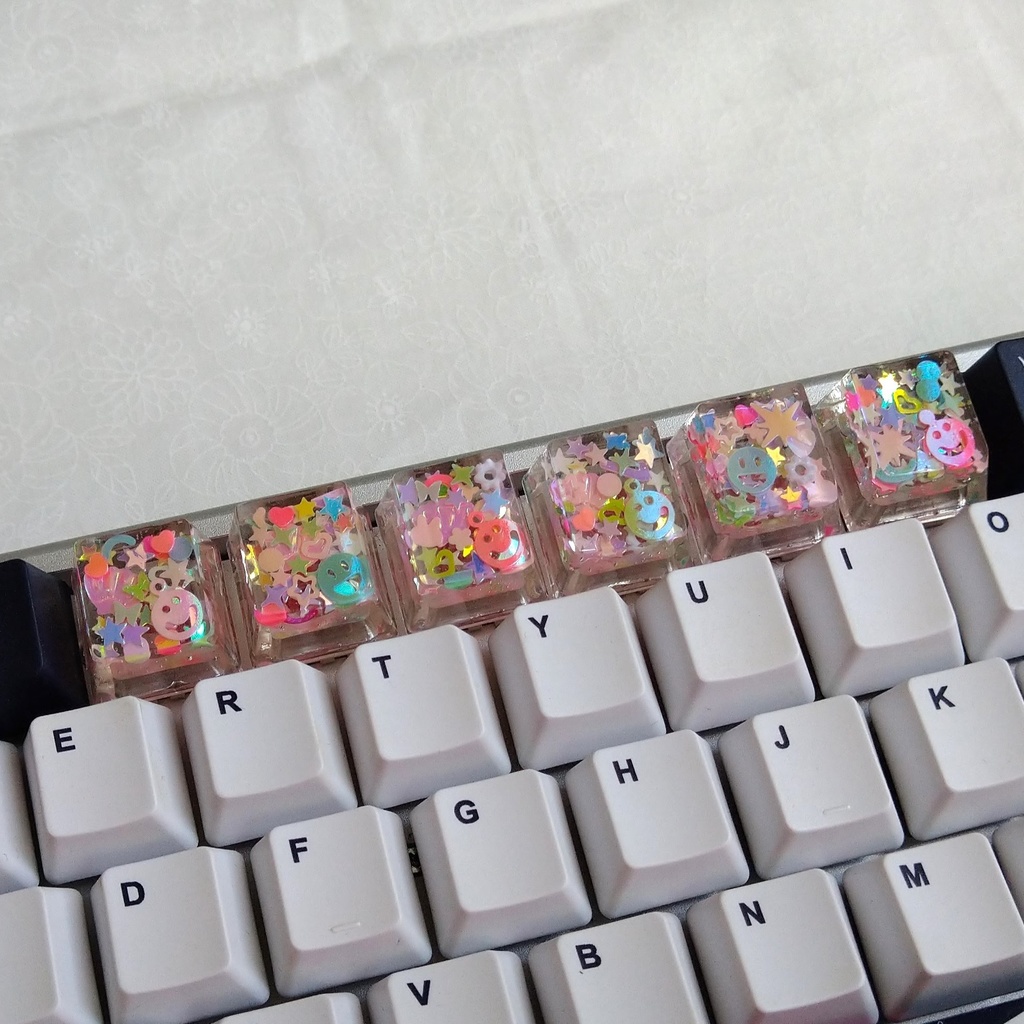 キーキャップ キラキラ にこちゃん