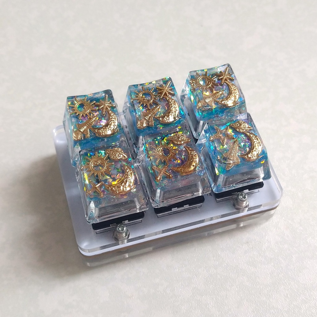 キーキャップ 宇宙 月