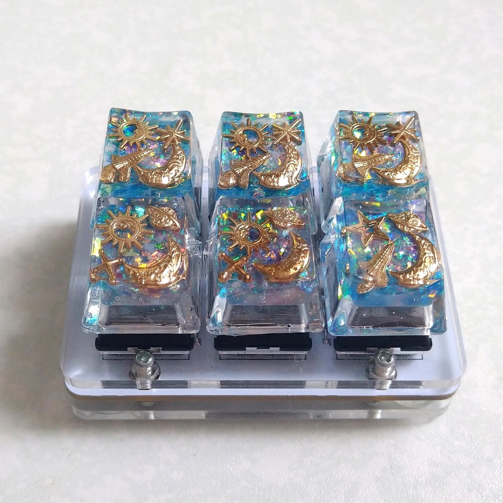 キーキャップ 宇宙 月