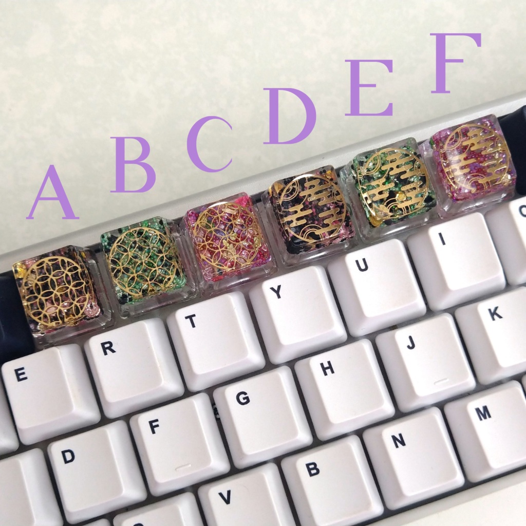 キーキャップ 七宝 霞