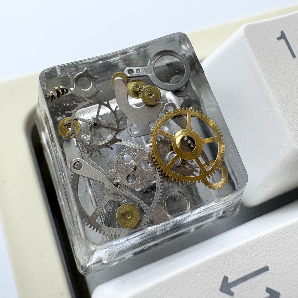 【キーキャップ】スチームパンク【時計部品】