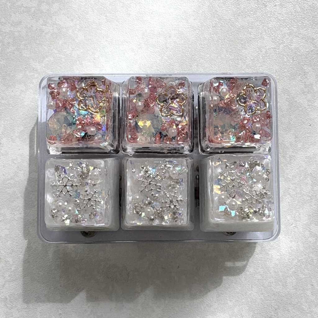 季節 キーキャップ 桜 / 雪