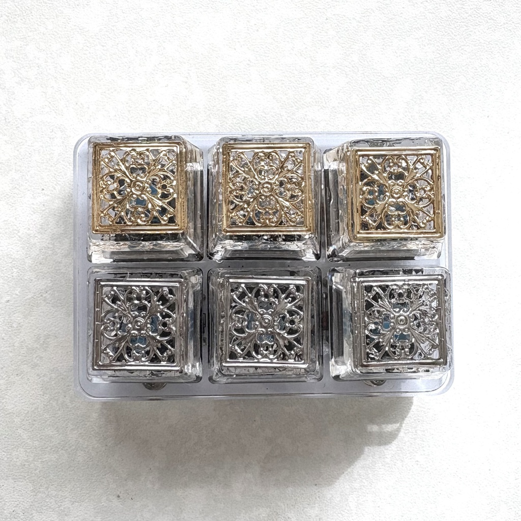 透かし キーキャップ ゴールド / シルバー