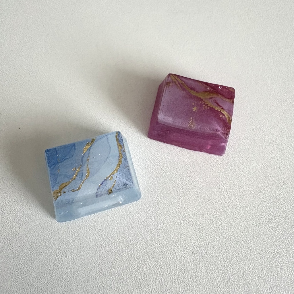 大理石風 キーキャップ Ctrl,Altキー用