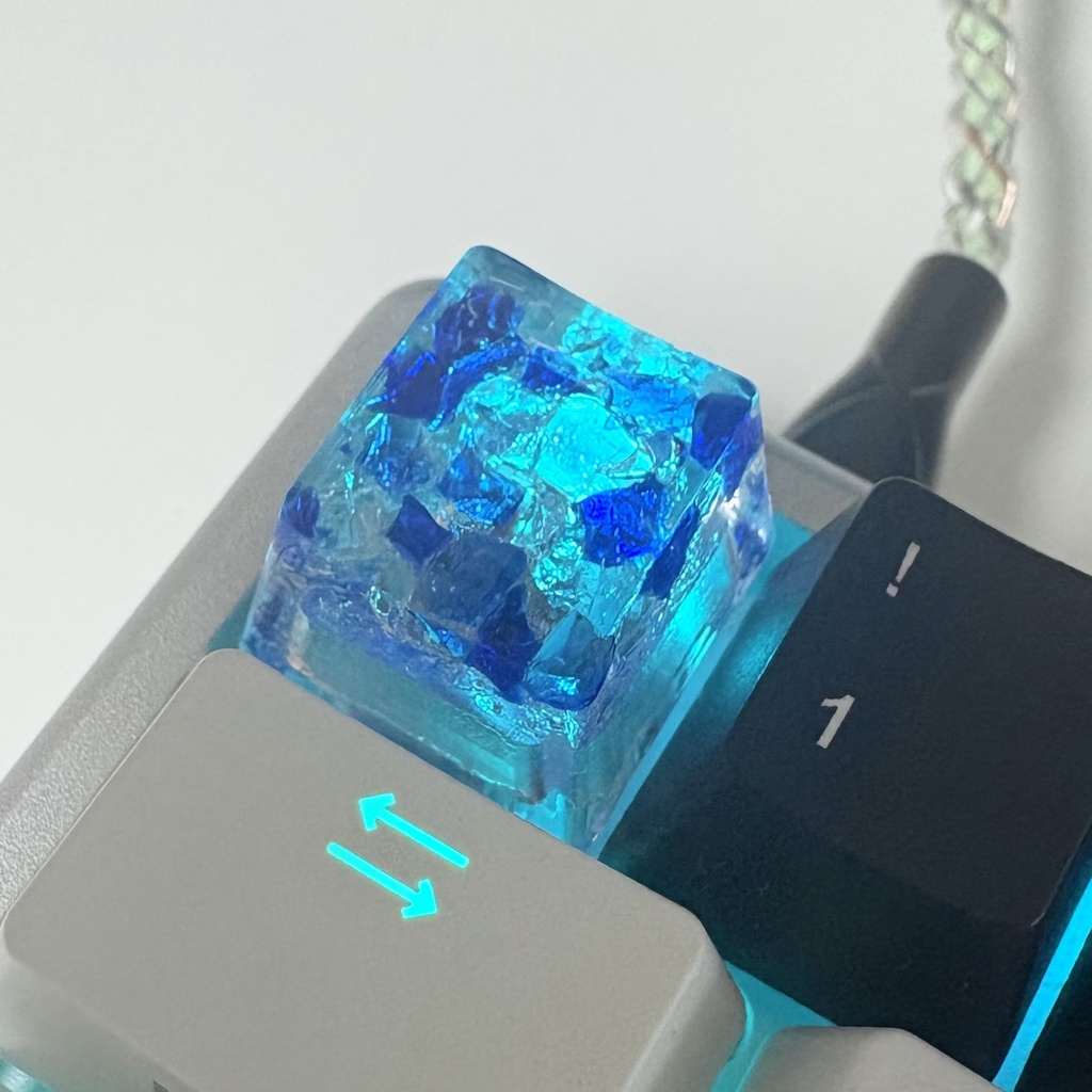 キーキャップ ガラス