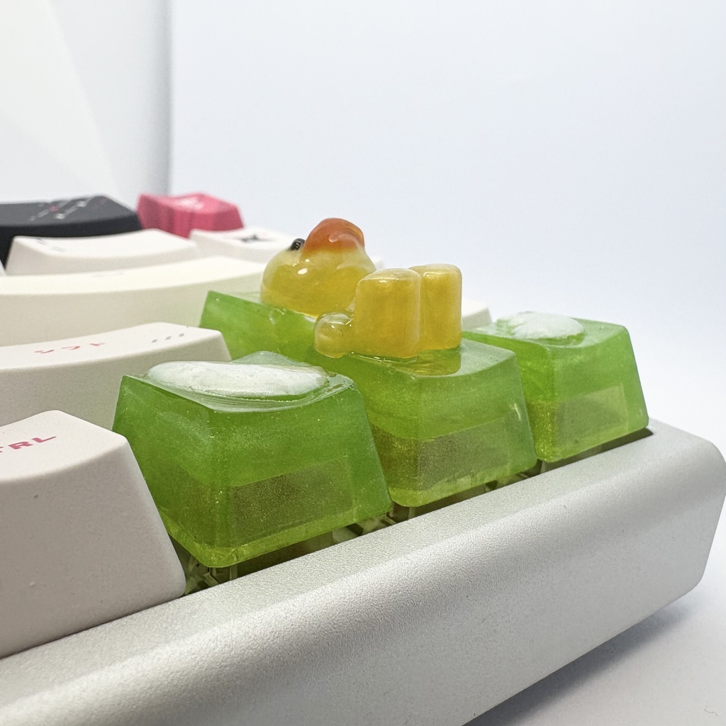 【キーキャップ】生まれたてのひよこ【十字キーセット】