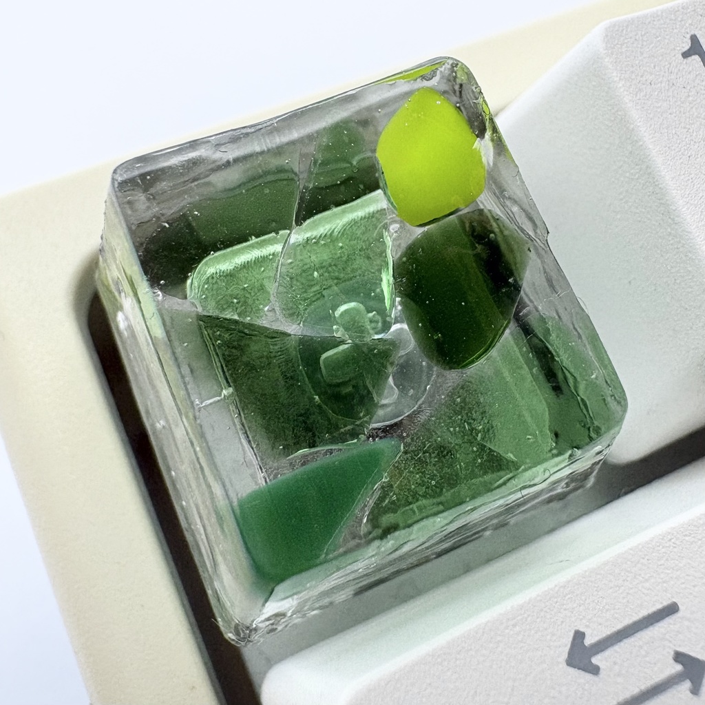 【キーキャップ】ベネチアンガラス【グリーン】