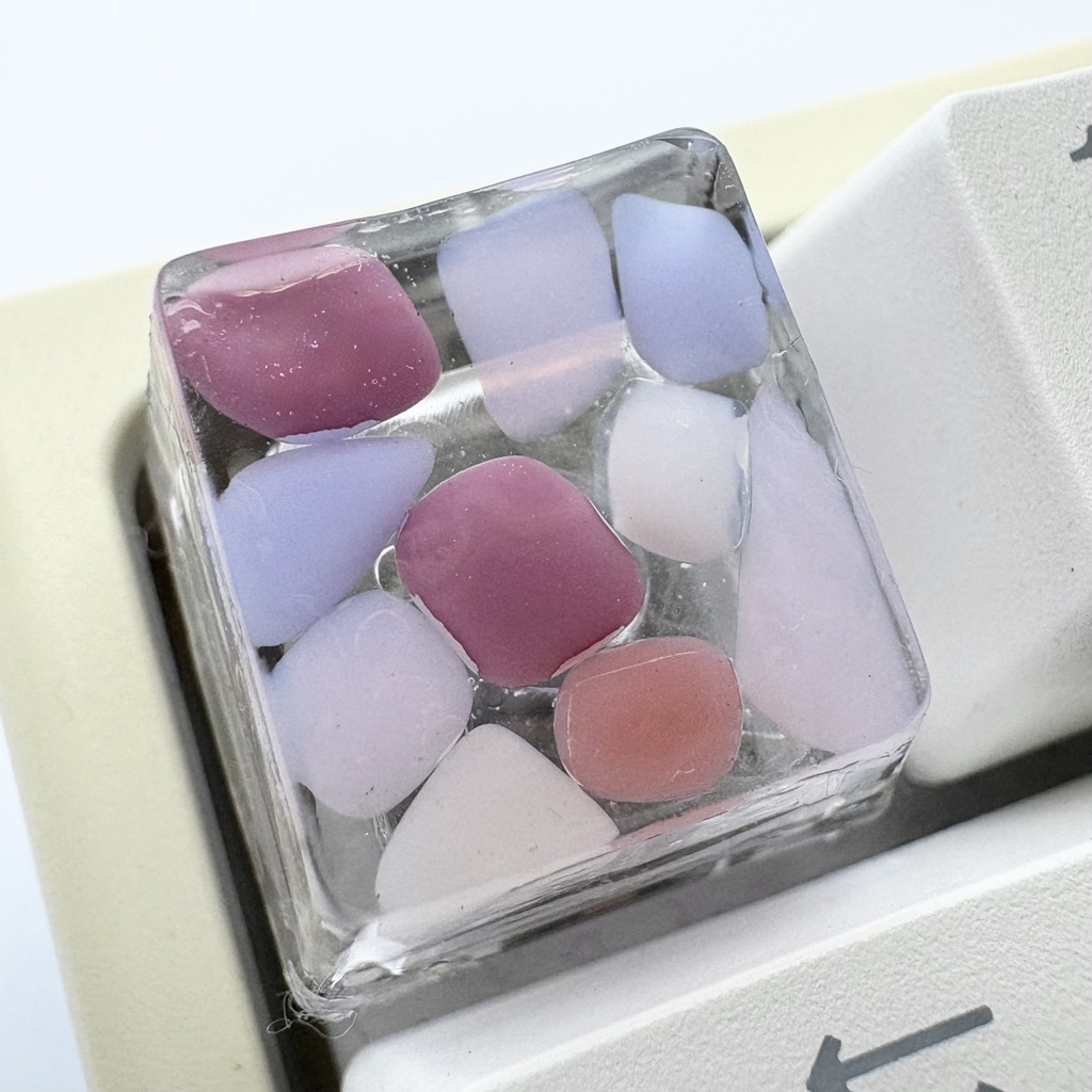 【キーキャップ】ベネチアンガラス【パステルカラー】