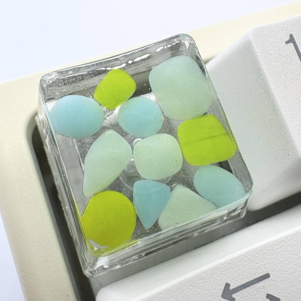 【キーキャップ】ベネチアンガラス【パステルカラー】