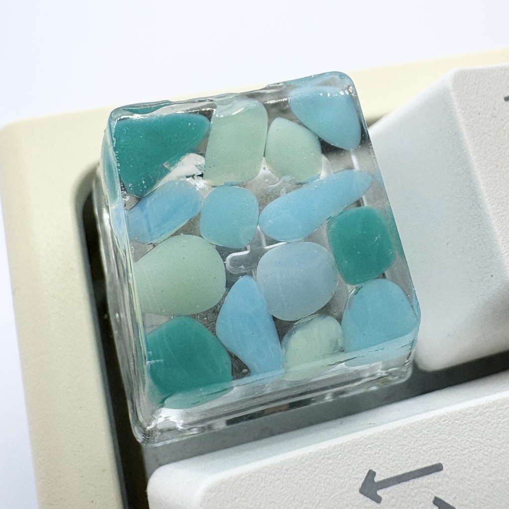 【キーキャップ】ベネチアンガラス【パステルカラー】