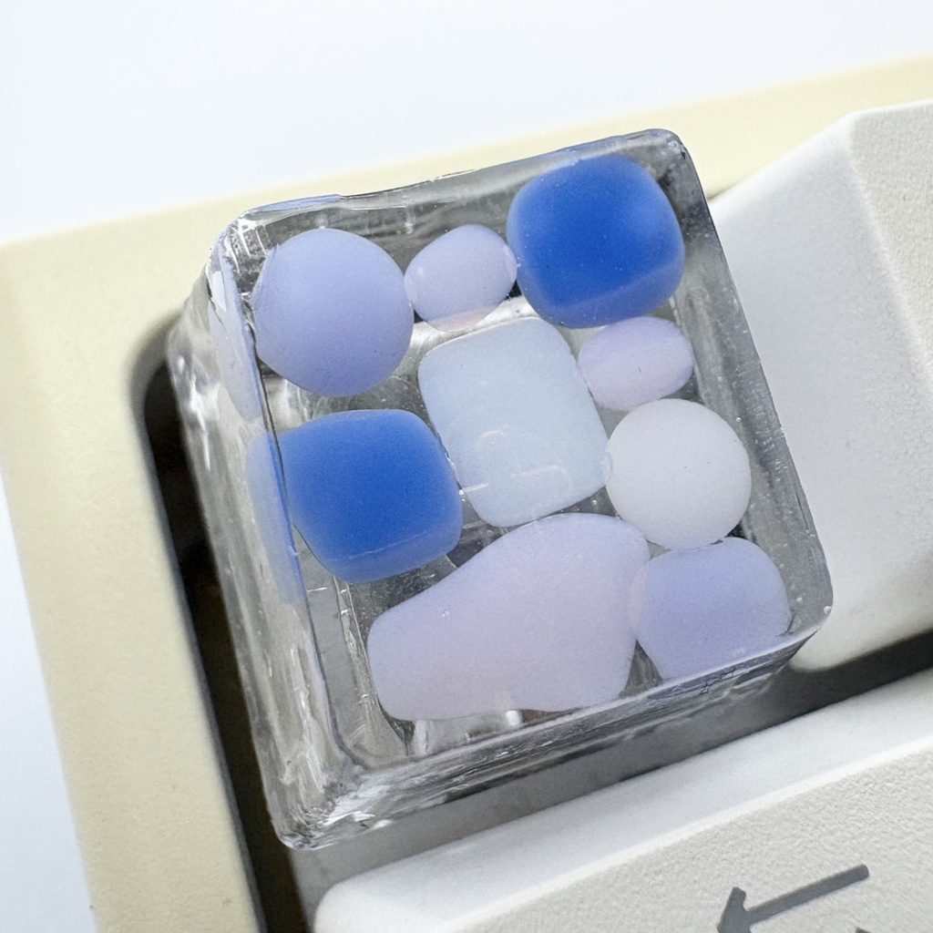 【キーキャップ】ベネチアンガラス【パステルカラー】