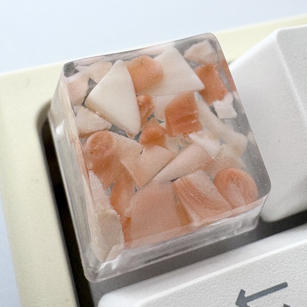 【キーキャップ】天然石【アメジスト/ピンクサンゴ/ジェード/ムーンストーン】