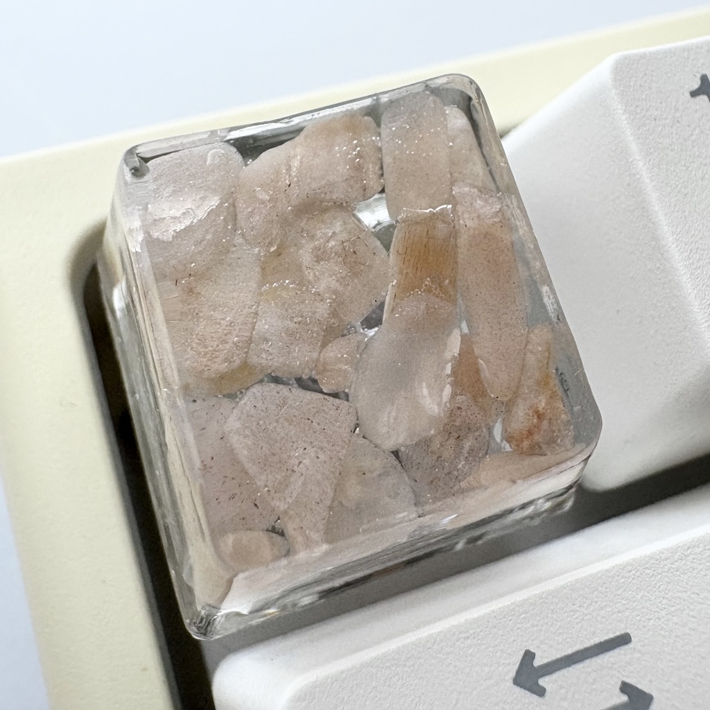 【キーキャップ】天然石【アメジスト/ピンクサンゴ/ジェード/ムーンストーン】