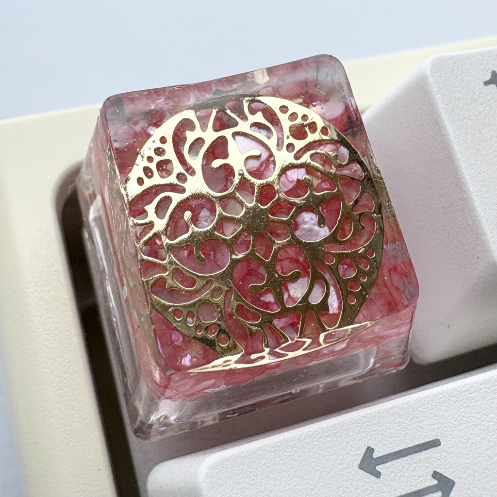 【キーキャップ】和柄【金魚 / 花】