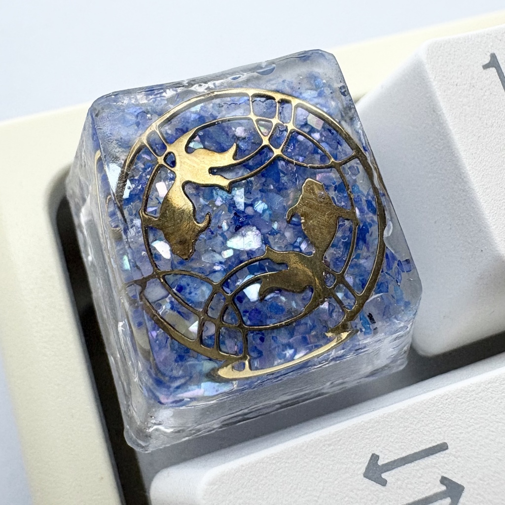 【キーキャップ】和柄【金魚 / 花】