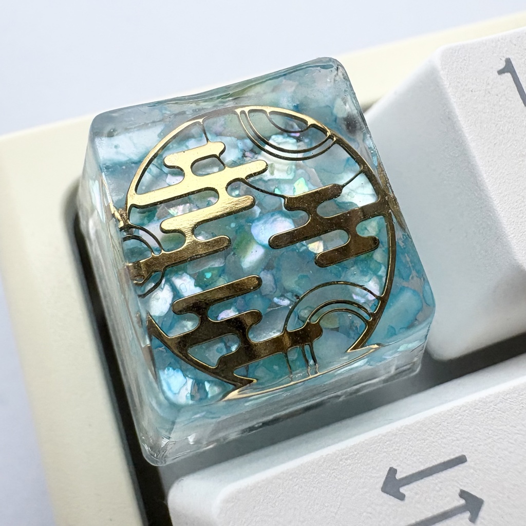 【キーキャップ】和柄【霞】