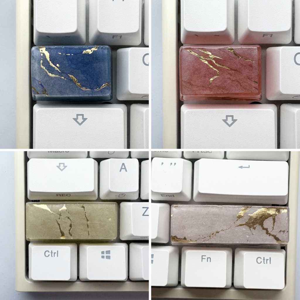 【キーキャップ】大理石風【1.5U/2.25U/2.75U】