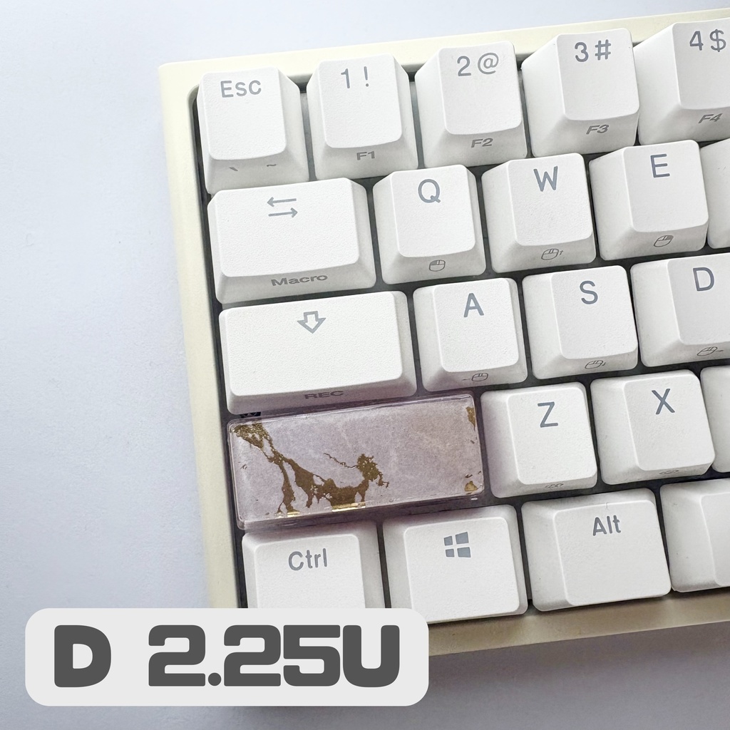 【キーキャップ】大理石風【ライトピンク】