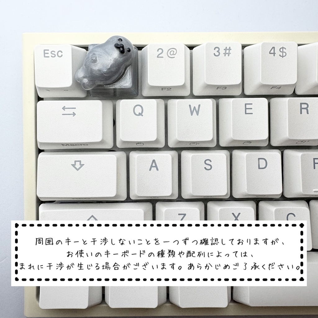 【キーキャップ】アニマル立体【ペンギン・アザラシ・シロクマ】