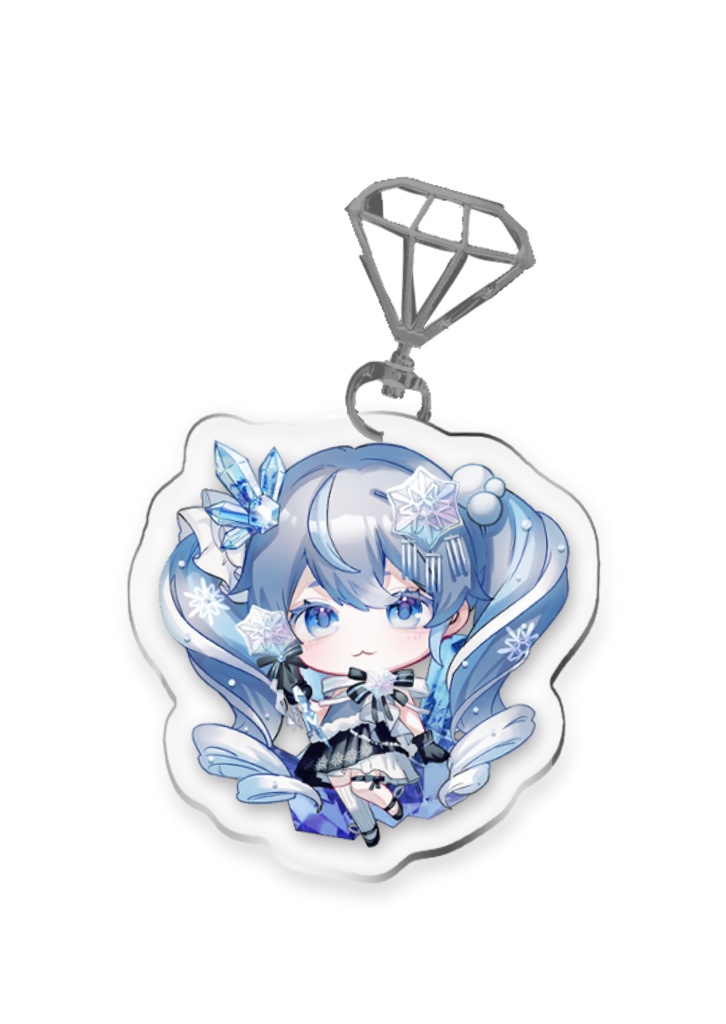 雪ミク2025　アクリルキーホルダー