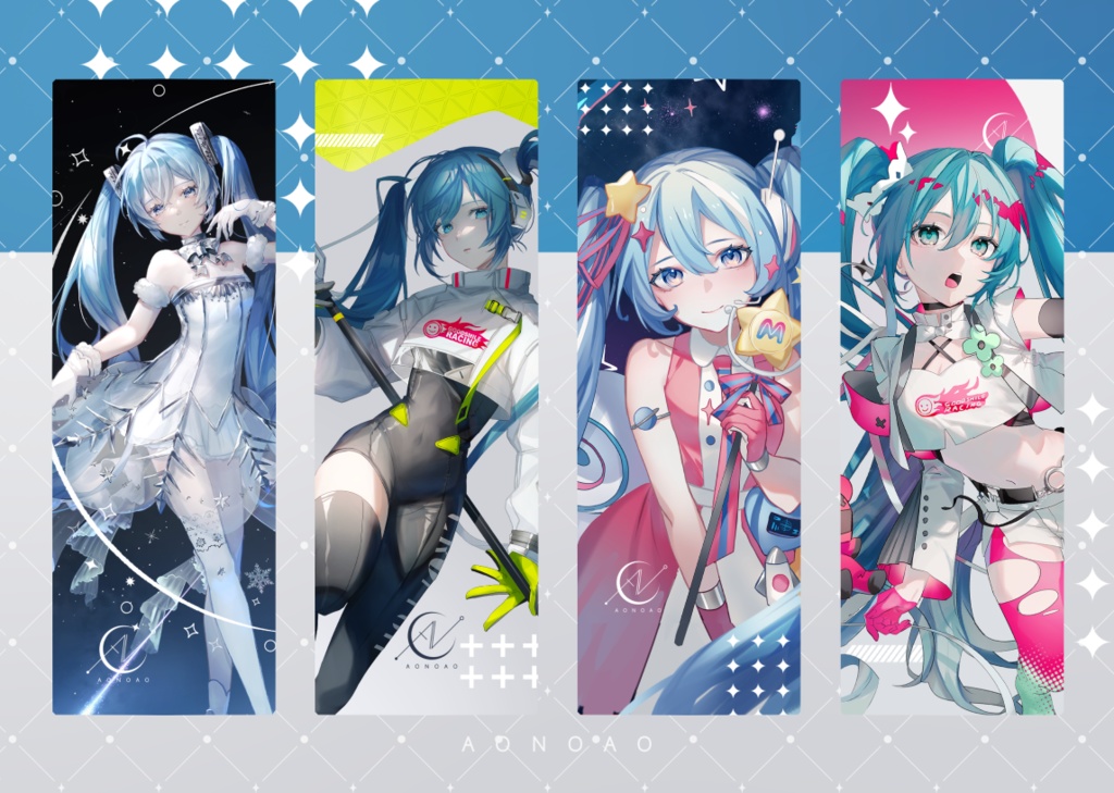 初音ミククリアしおりセット