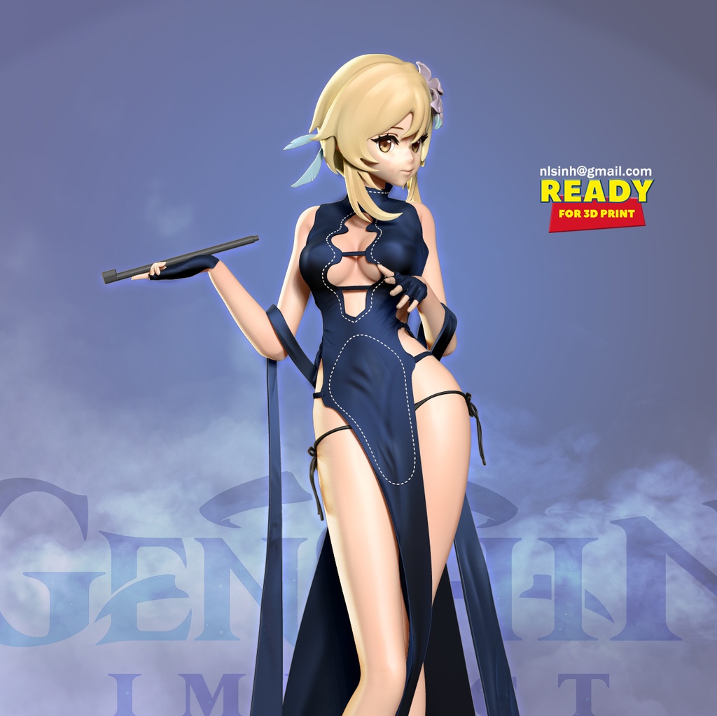 Traveler in cheongsam