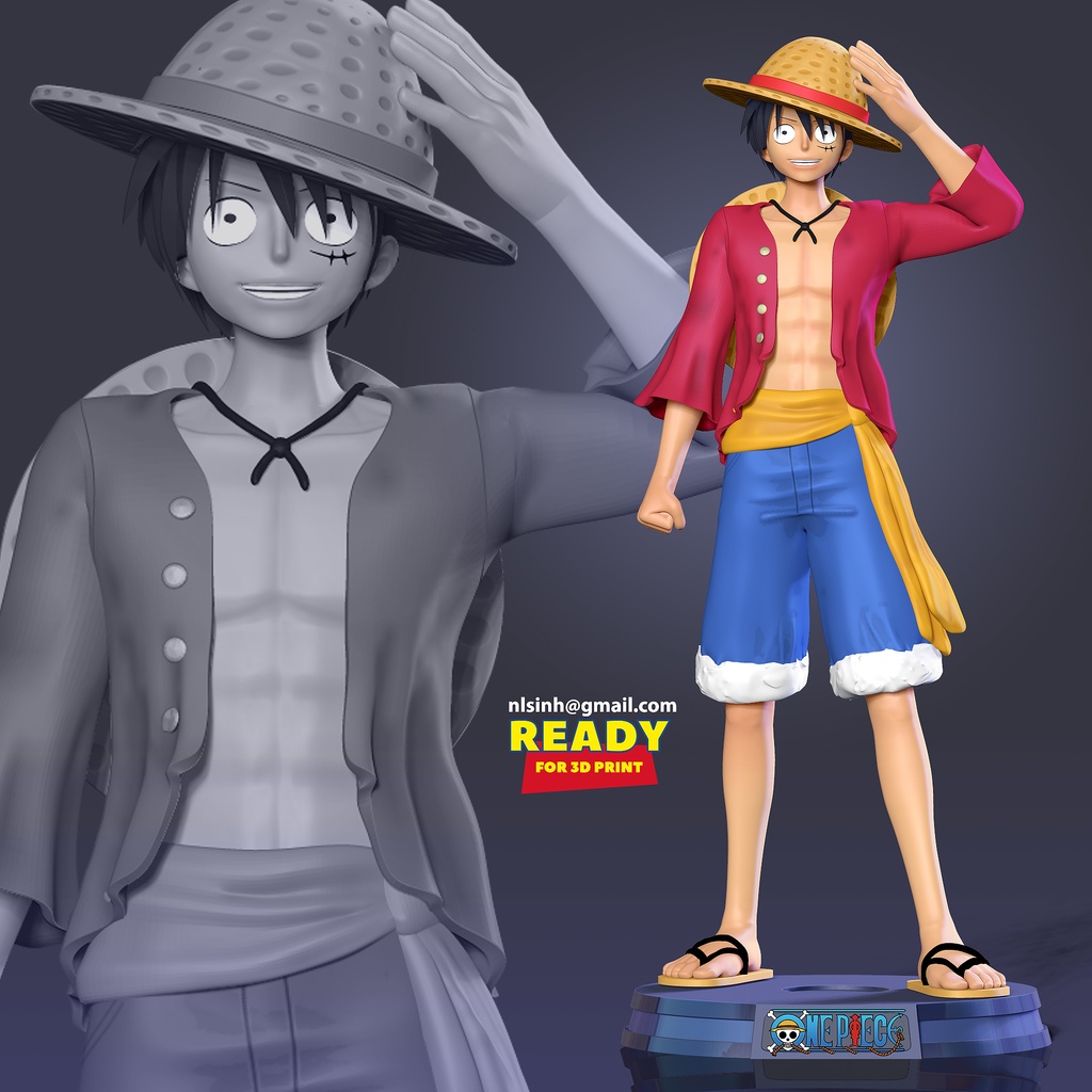 Luffy - One Piece Fan art 