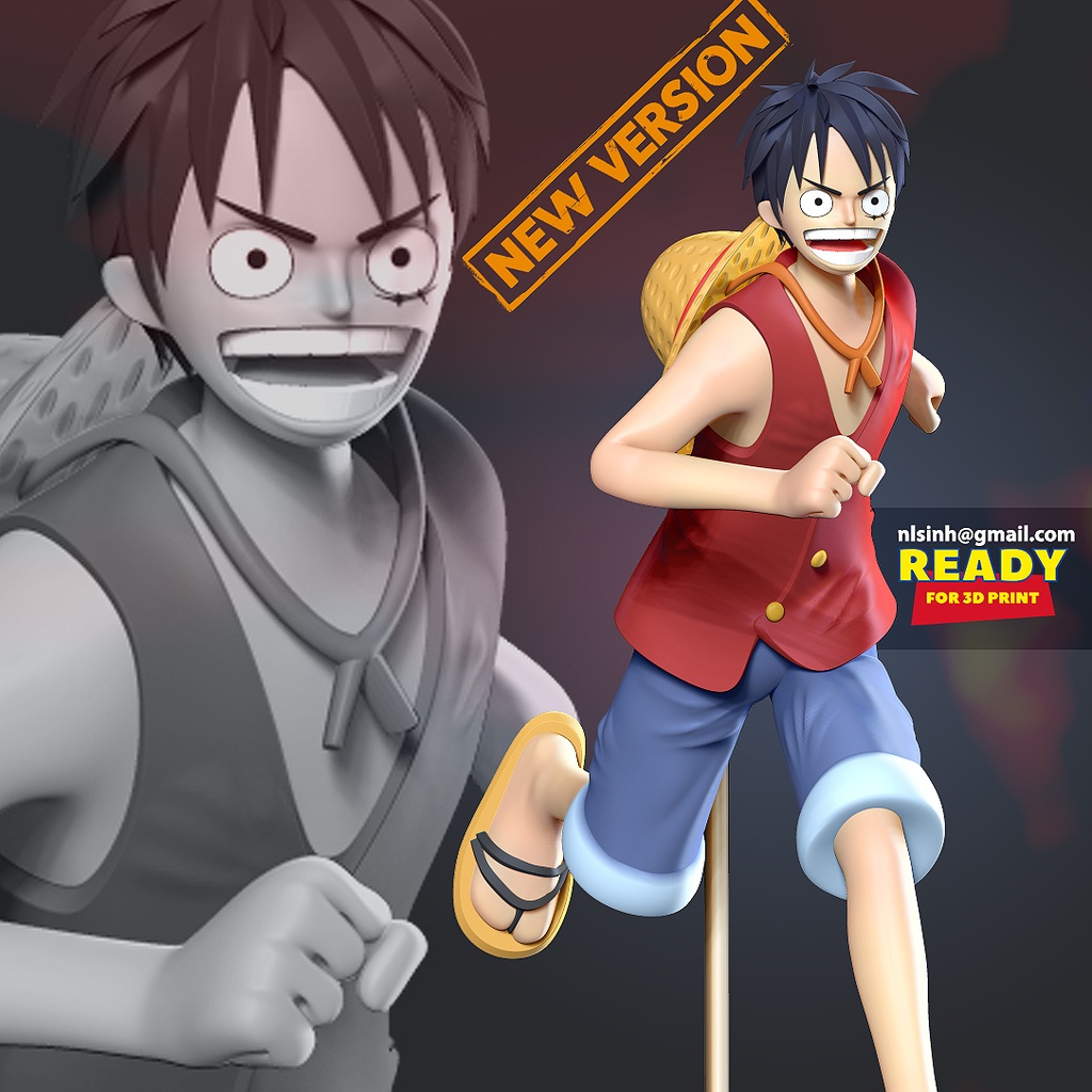 Luffy running