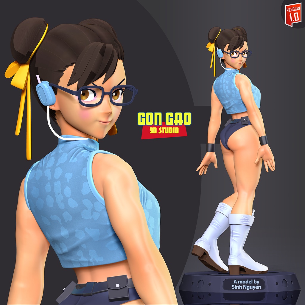 Chun-Li looked back - gadohoa - BOOTH