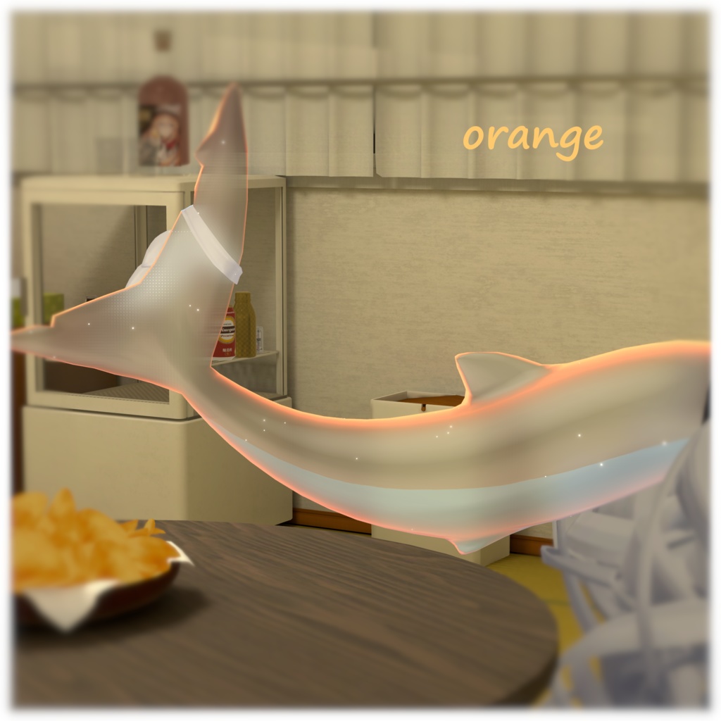 🦈【ルルネ用】 Pastel Glass tail 【VRChat】