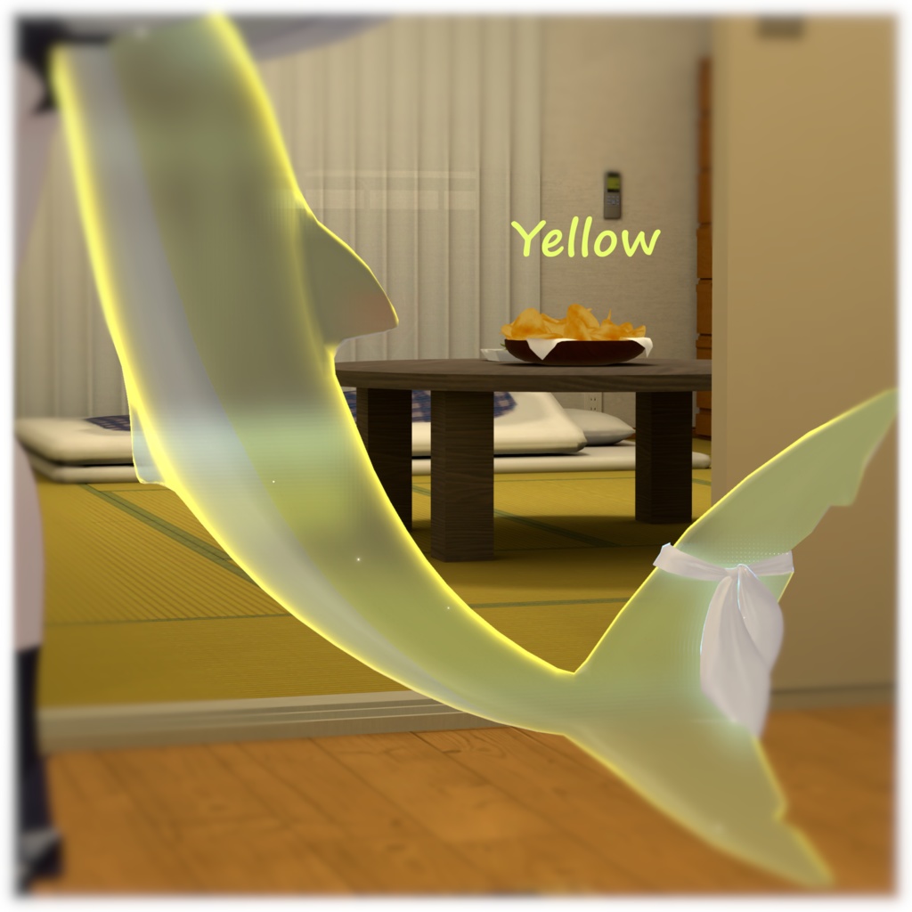 🦈【ルルネ用】 Pastel Glass tail 【VRChat】