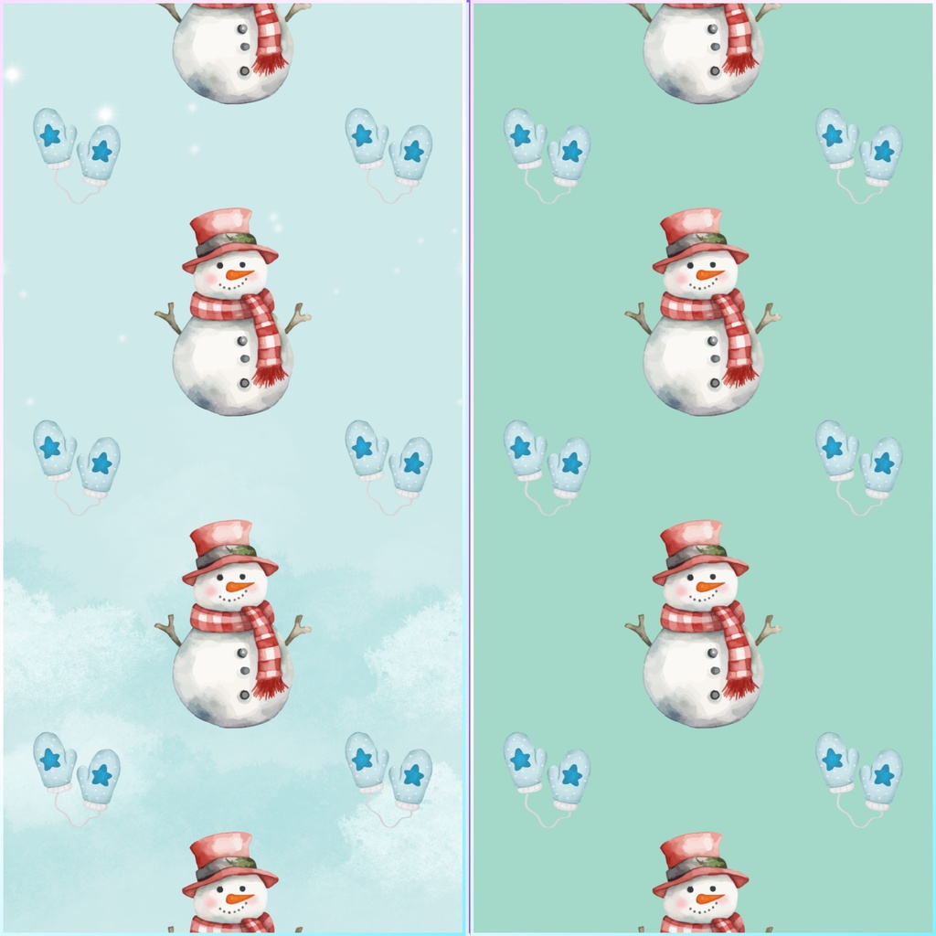 【デジタル素材】冬の手袋&雪の結晶パターン素材セット(全26枚)