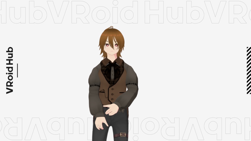 【Vroid】フェイ・ローレンス【3Dモデル配布】