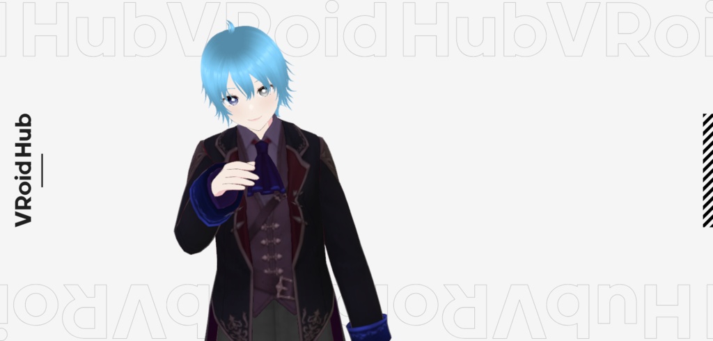 【Vroid】ダニエル・フォン・マクスウェル【3Dモデル配布】