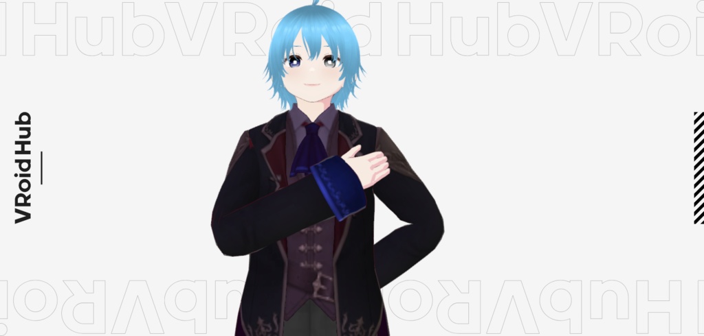 【Vroid】ダニエル・フォン・マクスウェル【3Dモデル配布】