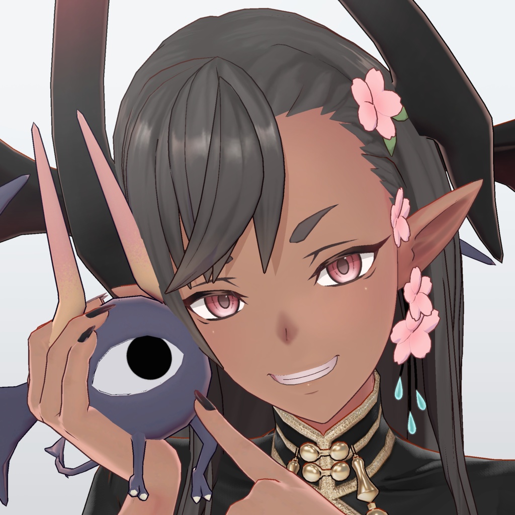 【オリジナル3Dモデル】Sak -サク-【VRChat想定】